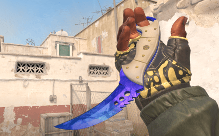 Talon Knife | Doppler Sapphire. Factory New. Pattern 117