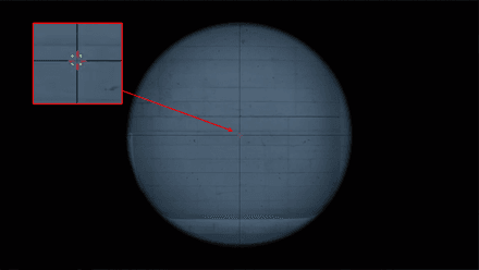 При отсутствии движения, во время прицеливания винтовка обладает почти идеальной точностью