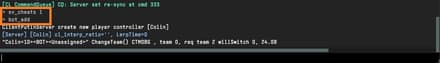 Console CS2 commands
