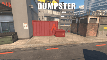 Dumpster spot on the Overpass