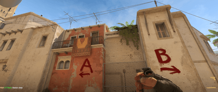 Window smoke on Mirage is a default task for a Support player