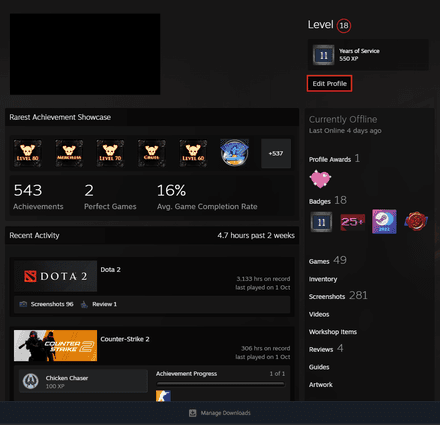 Hide Steam Game Details
