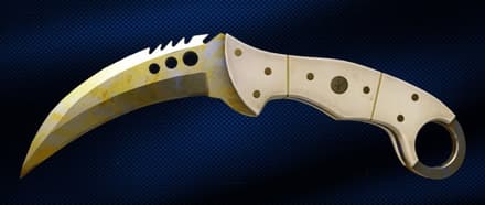Talon Knife | Case Hardened Gold Gem