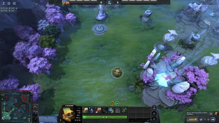 Manual control the Courier in Dota 2