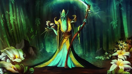 Necrophos в игре с Урсой в Дота 2