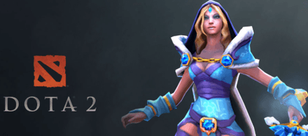 Crystal Maiden в игре с Таском в Дота 2