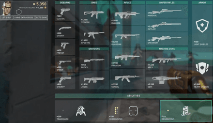 Закупка в Valorant