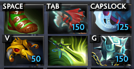 Закупка артефактов на Mirana в Дота 2 - лейт-гейм