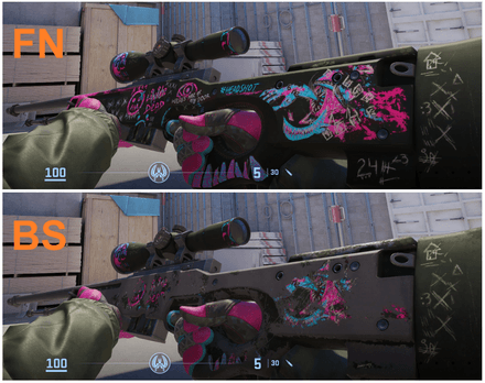 AWP | Fever Dream FN and BS