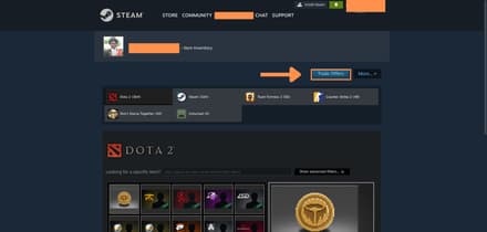 Click on “Trade Offers”