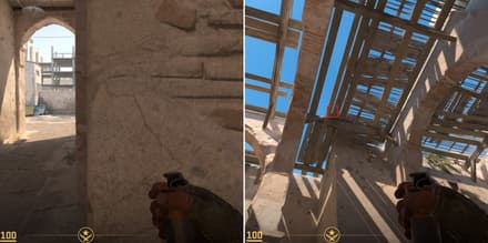 Смок на Б окно на Dust 2