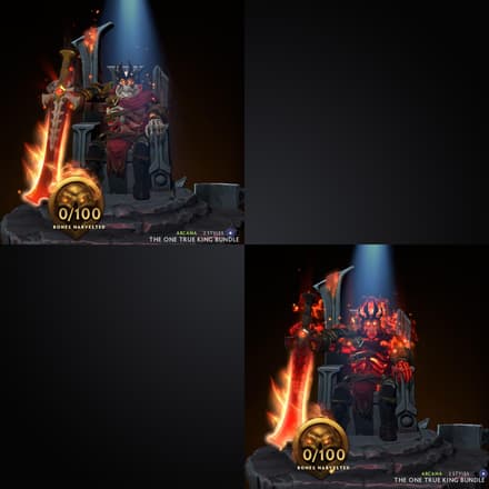 Аркана The One True King – Wraith King Dota 2