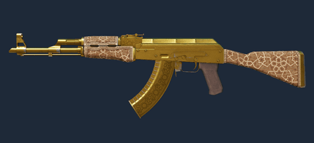 AK-47 Gold Arabesque BS