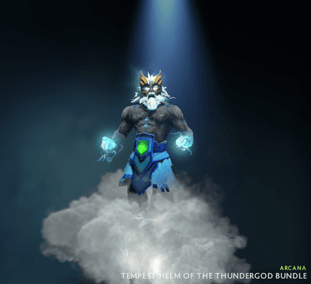 Аркана Tempest Helm of the Thundergod – Zeus Dota 2
