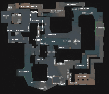 CS MIRAGE CALLOUTS