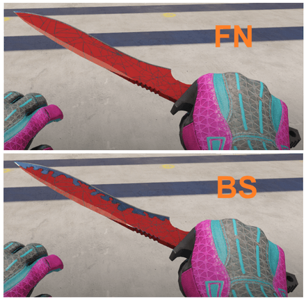 Classic Knife | Crimson Web FN and BS