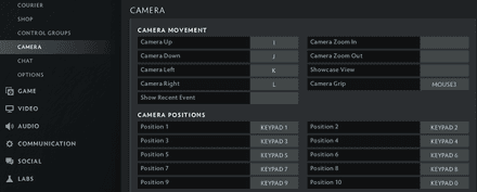 Camera Hotkeys in Dota 2