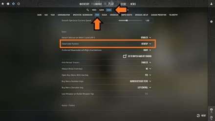 Open the “Game” tab in the Settings and navigate to the “Item” section