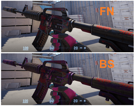 M4A1-S | Night Terror FN and BS