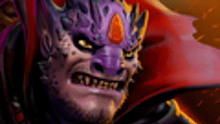 Lion in game with Queen of Pain in Dota 2