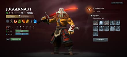 Juggernaut carry in Dota 2