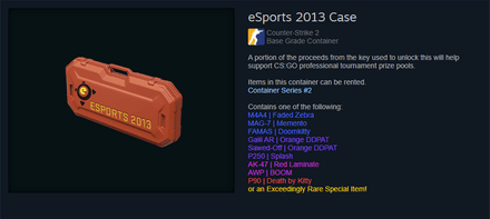 eSports Case 2013