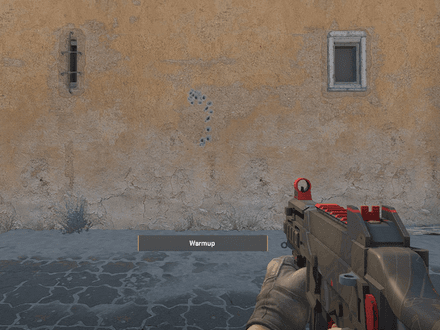 UMP-45 spray pattern and recoil compensation