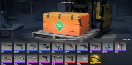 New Gallery Case & 17 New Skins