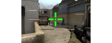 Changing the Crosshair color and Style