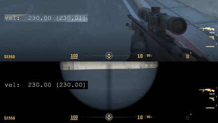 Скорость передвижения игрока с SSG в зуме не снижается