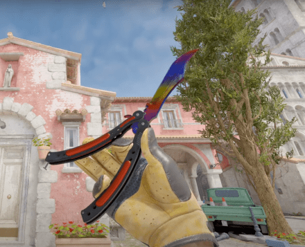 Marble Fade Butterfly knife — $3,281