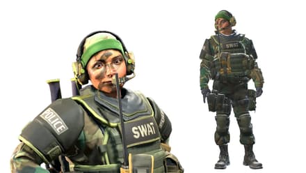 Агент CS2 Lieutenant 'Tree Hugger' Farlow | SWAT