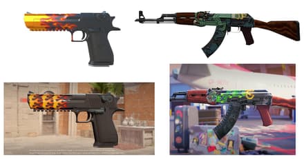 Пошагово: как скрафтить M4A4 Howl из наклеек