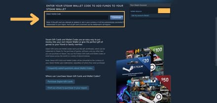 Gift Cards Steam