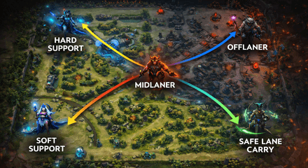 Typical Mistakes of Every Role in Dota 2