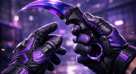 Пять стильных сочетаний перчаток и ножей в КС 2