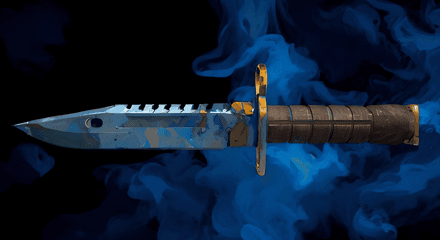 M9 Bayonet Case Hardened Blue Gem Patterns