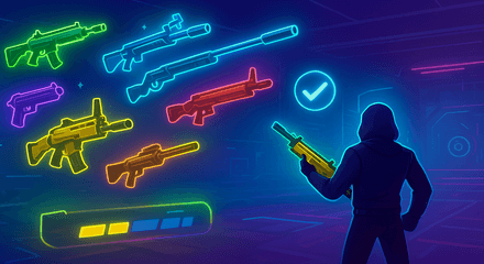 Как выполнять задания на знание оружия в Fortnite