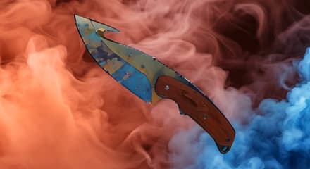 Gut Knife Case Hardened Blue Gem Patterns