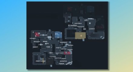 Wszystkie pozycje na mapie Vertigo w CS:GO