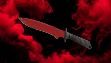 Classic Knife Crimson Web