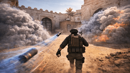 Раскидка смоков на Dust 2 в CS2