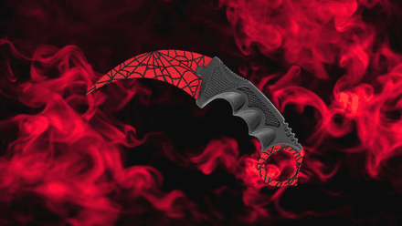 Karambit Crimson Web