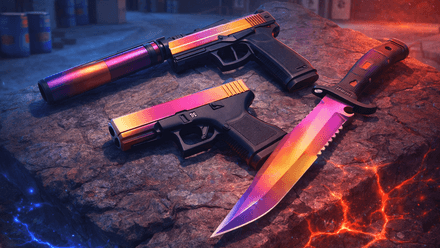 Лучшие дешевые скины Fade в CS2