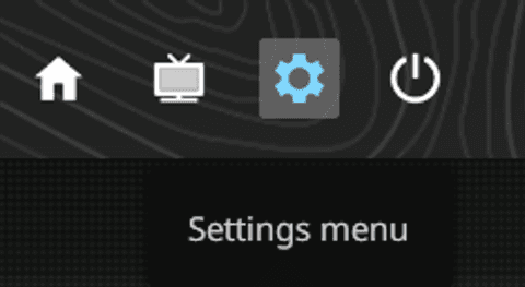 Go to the Settings menu