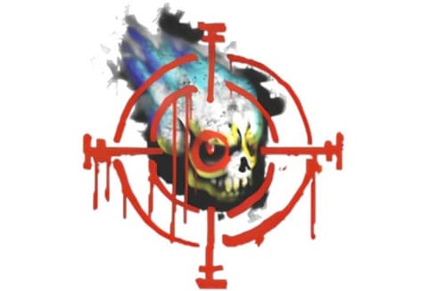 Skull n’ Crosshairs граффити CS2