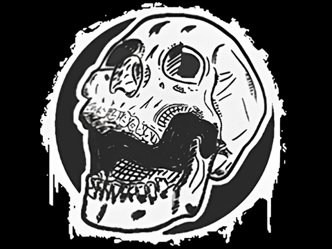 Rising Skull граффити CS2