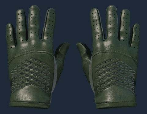 DRIVER GLOVES | RACING GREEN FN