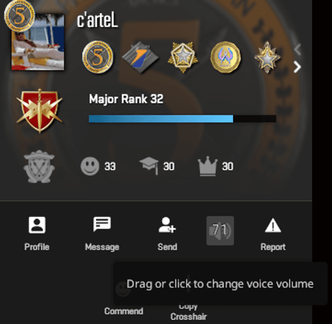 Change volume button for players