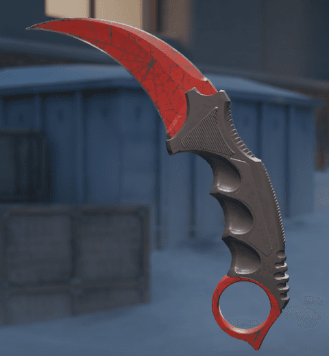 Karambit Crimson Web Factory New, Pattern #958